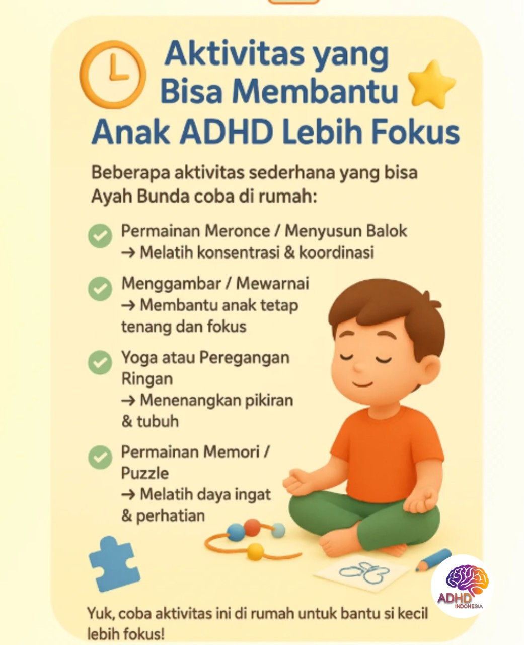 Pendekatan Edukatif yang Tepat untuk Anak ADHD di Kabupaten Pidie Jaya